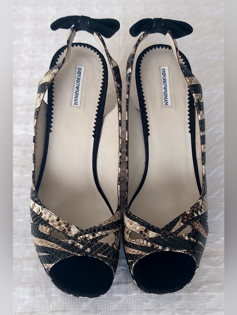 Emporio Armani Wedge Sandals